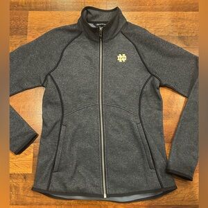Cutter & Buck Navy Notre Dame Fighting Irish Full-Zip Jacket Women’s Small